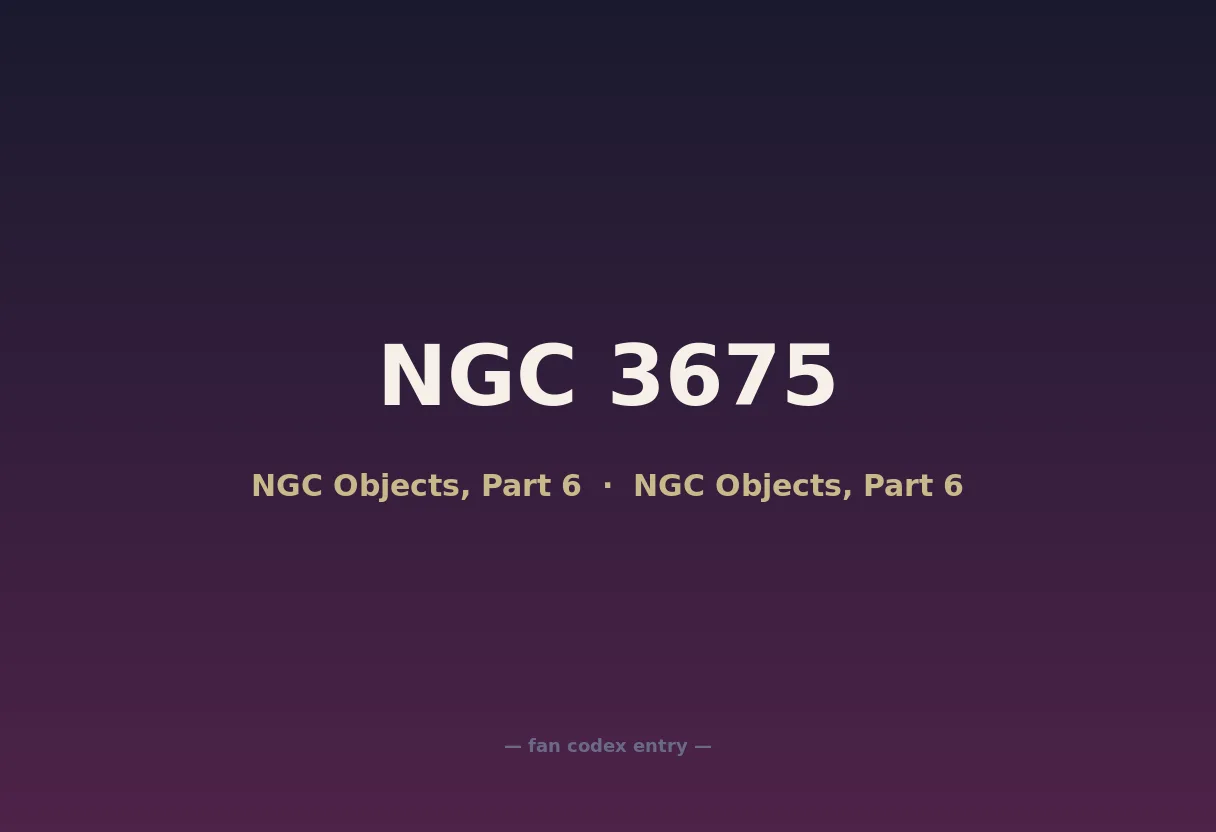 NGC 3675