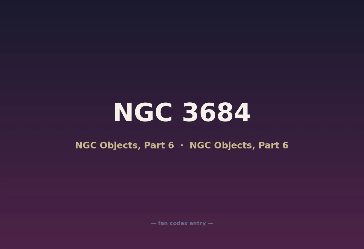 NGC 3684
