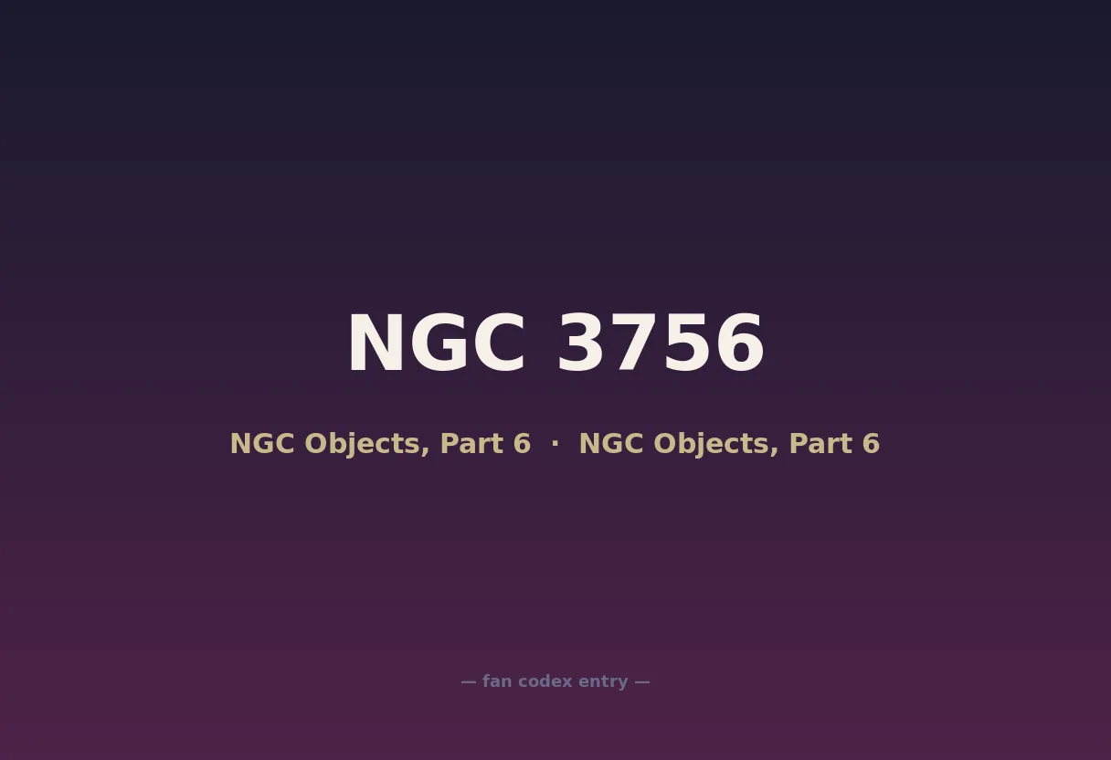 NGC 3756