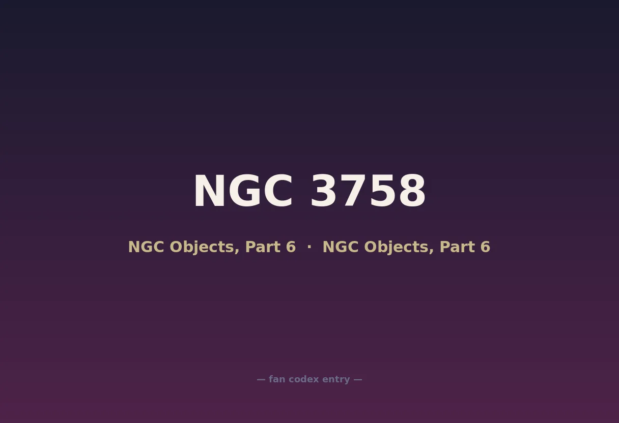 NGC 3758