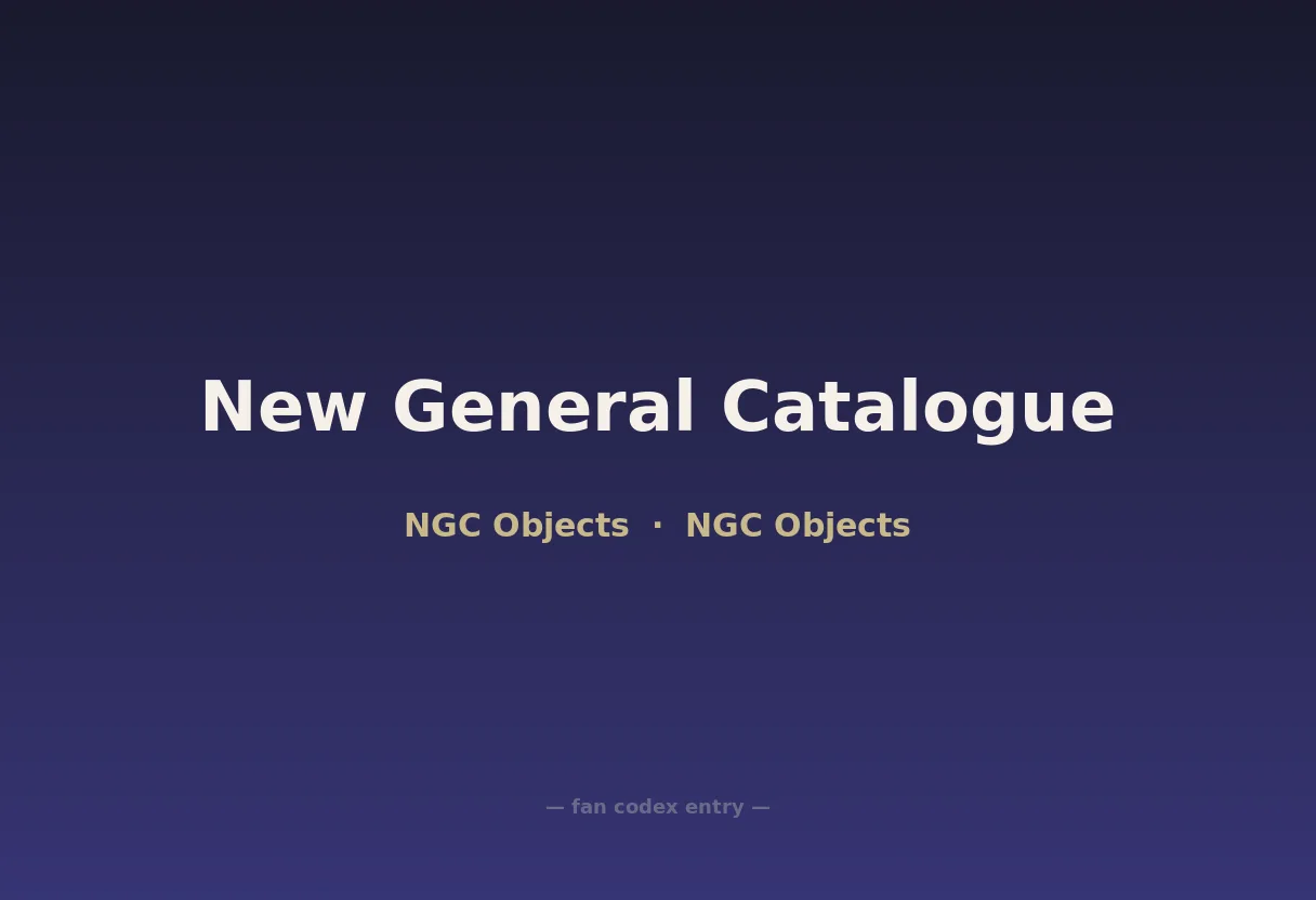 New General Catalogue