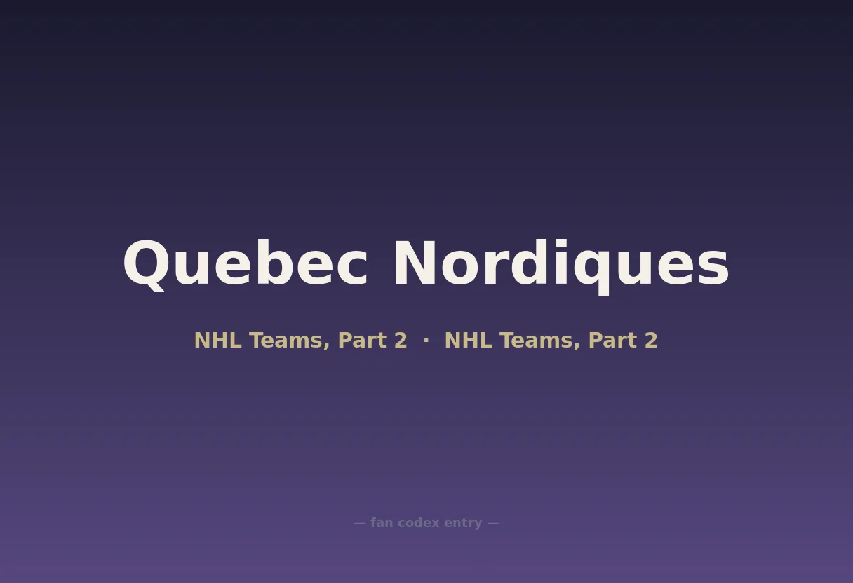 Quebec Nordiques