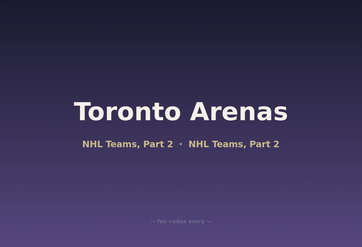 Toronto Arenas