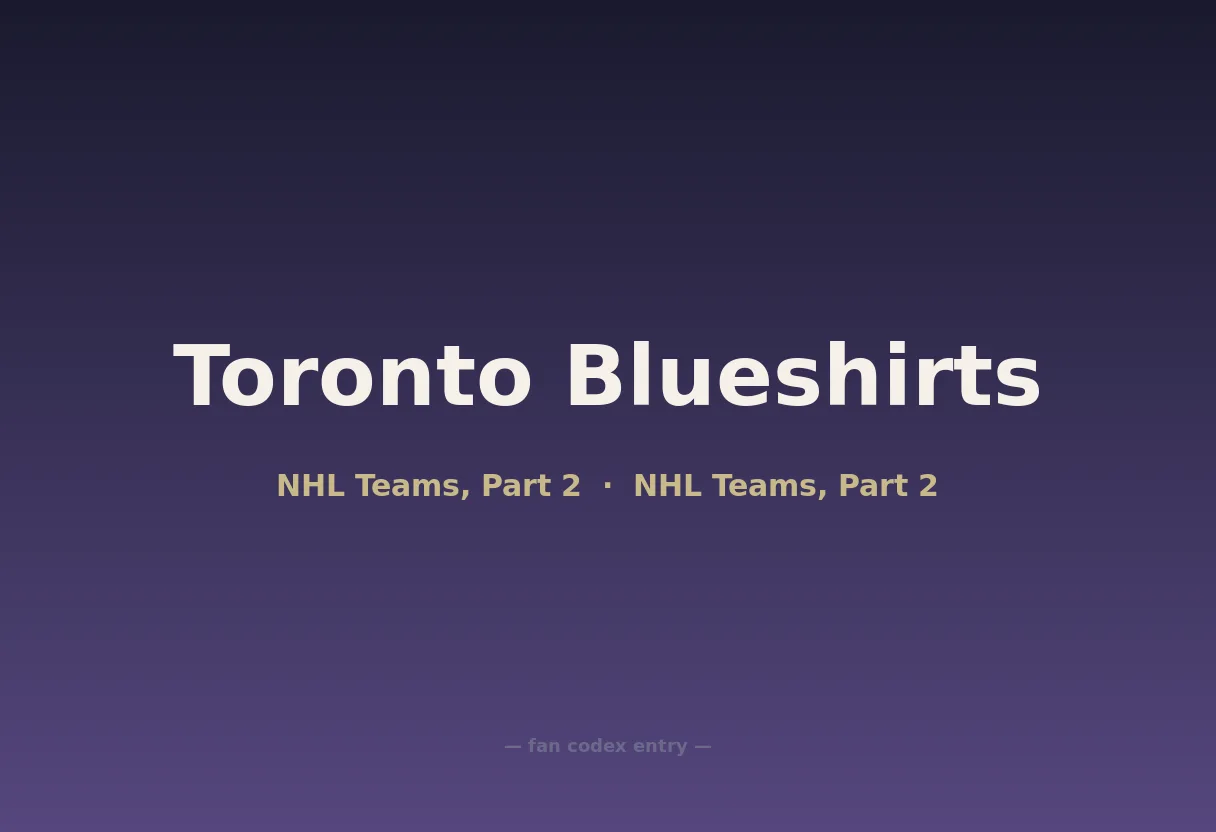 Toronto Blueshirts
