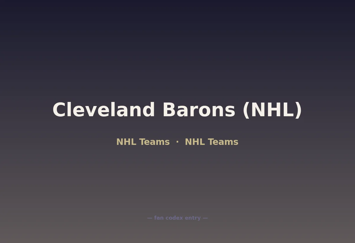Cleveland Barons (NHL)