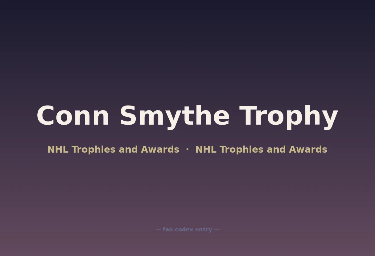 Conn Smythe Trophy