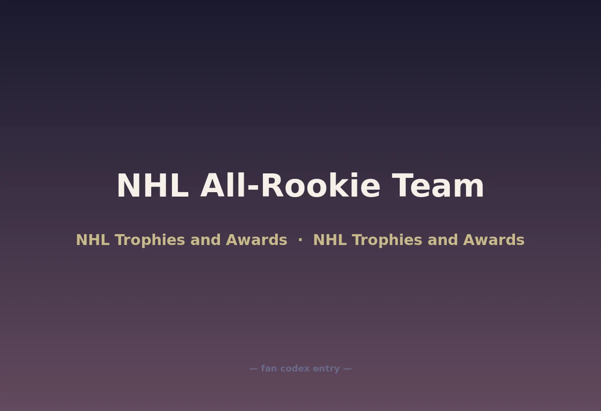 NHL All-Rookie Team