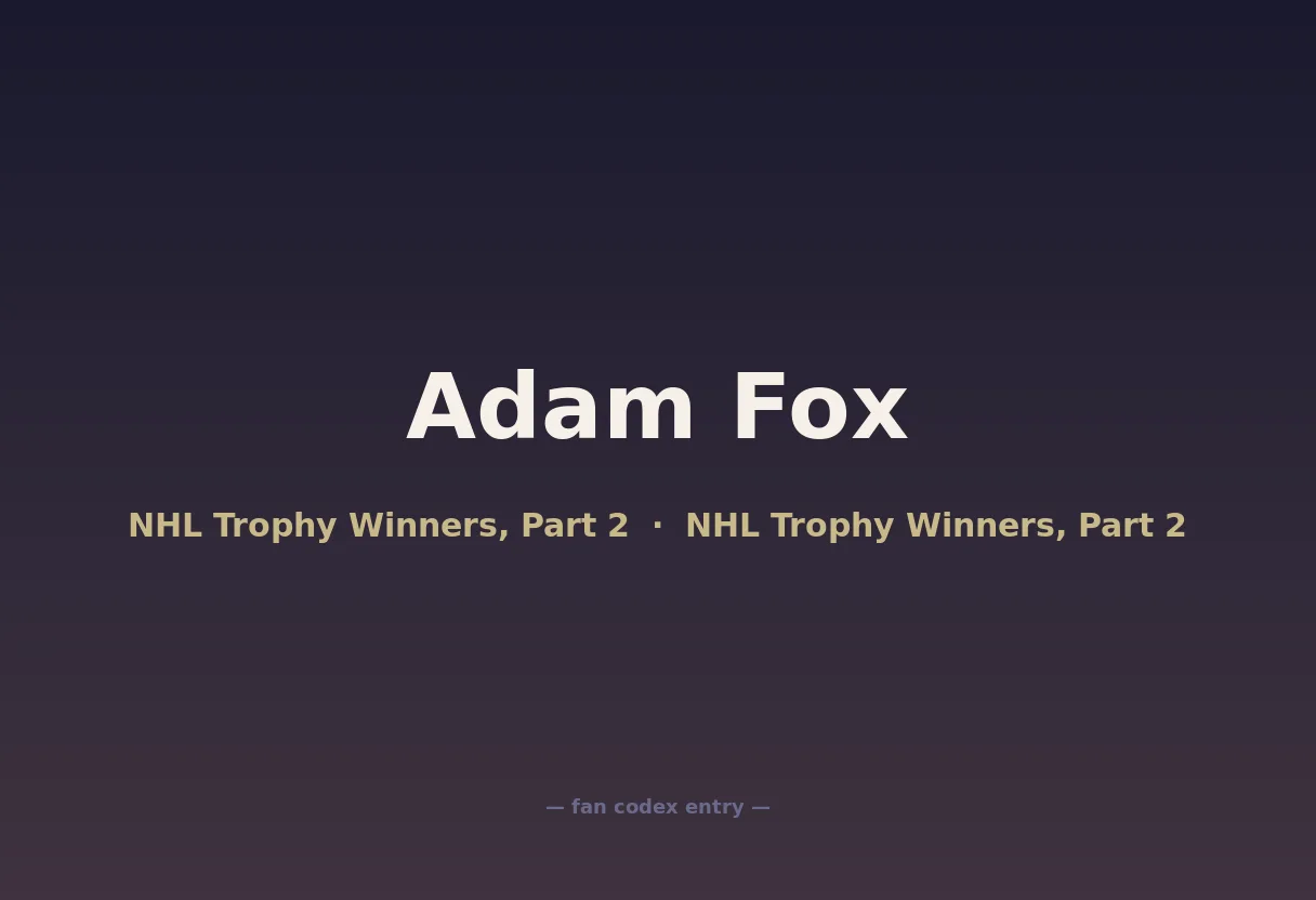 Adam Fox