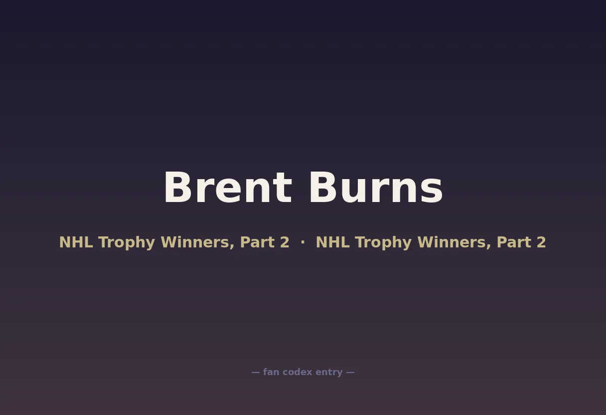 Brent Burns