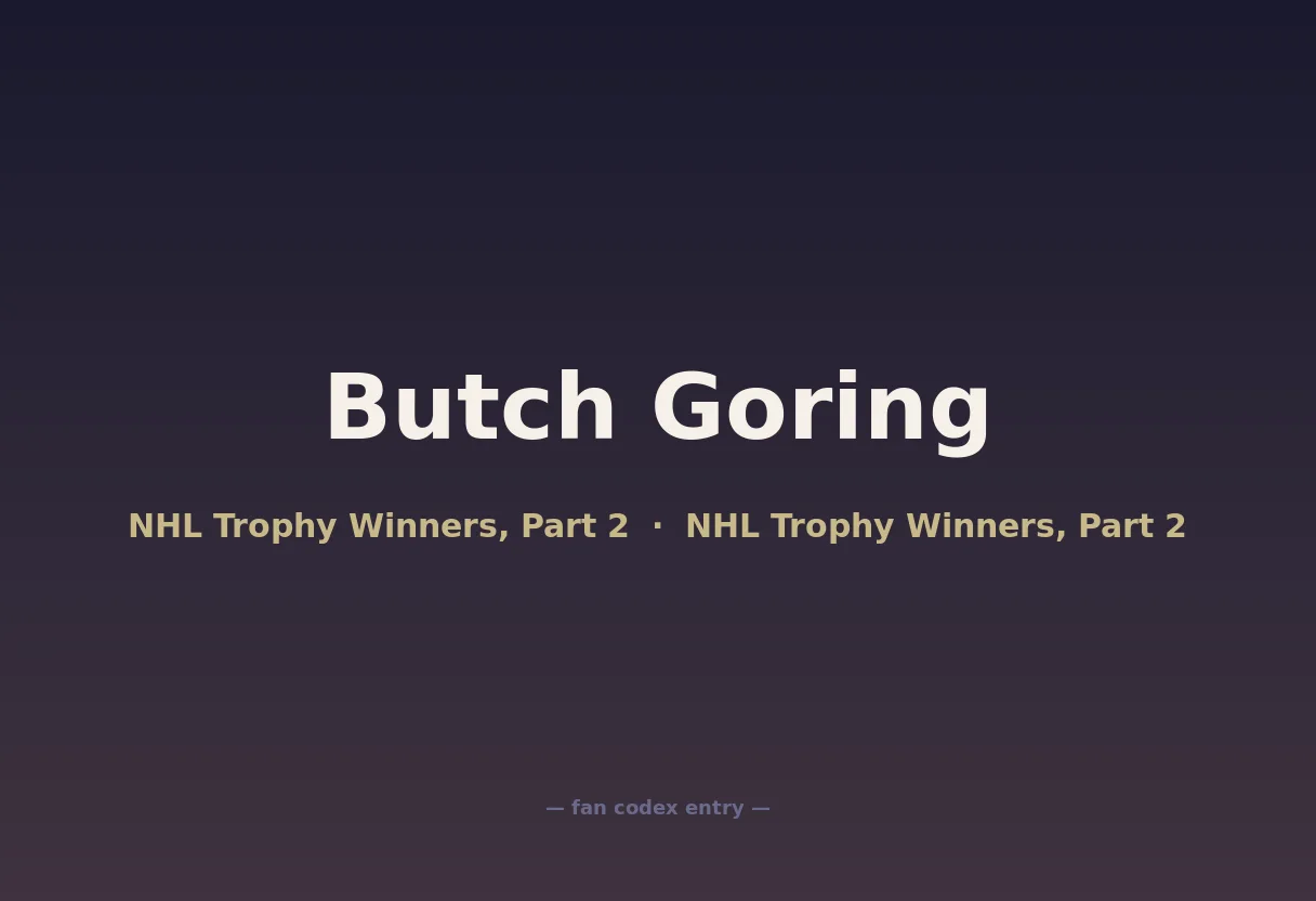 Butch Goring