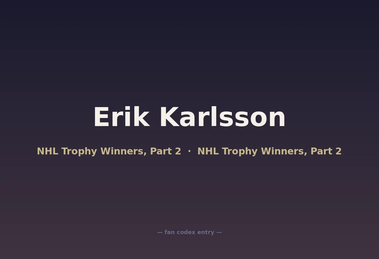 Erik Karlsson