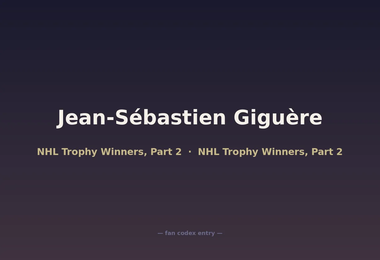 Jean-Sébastien Giguère