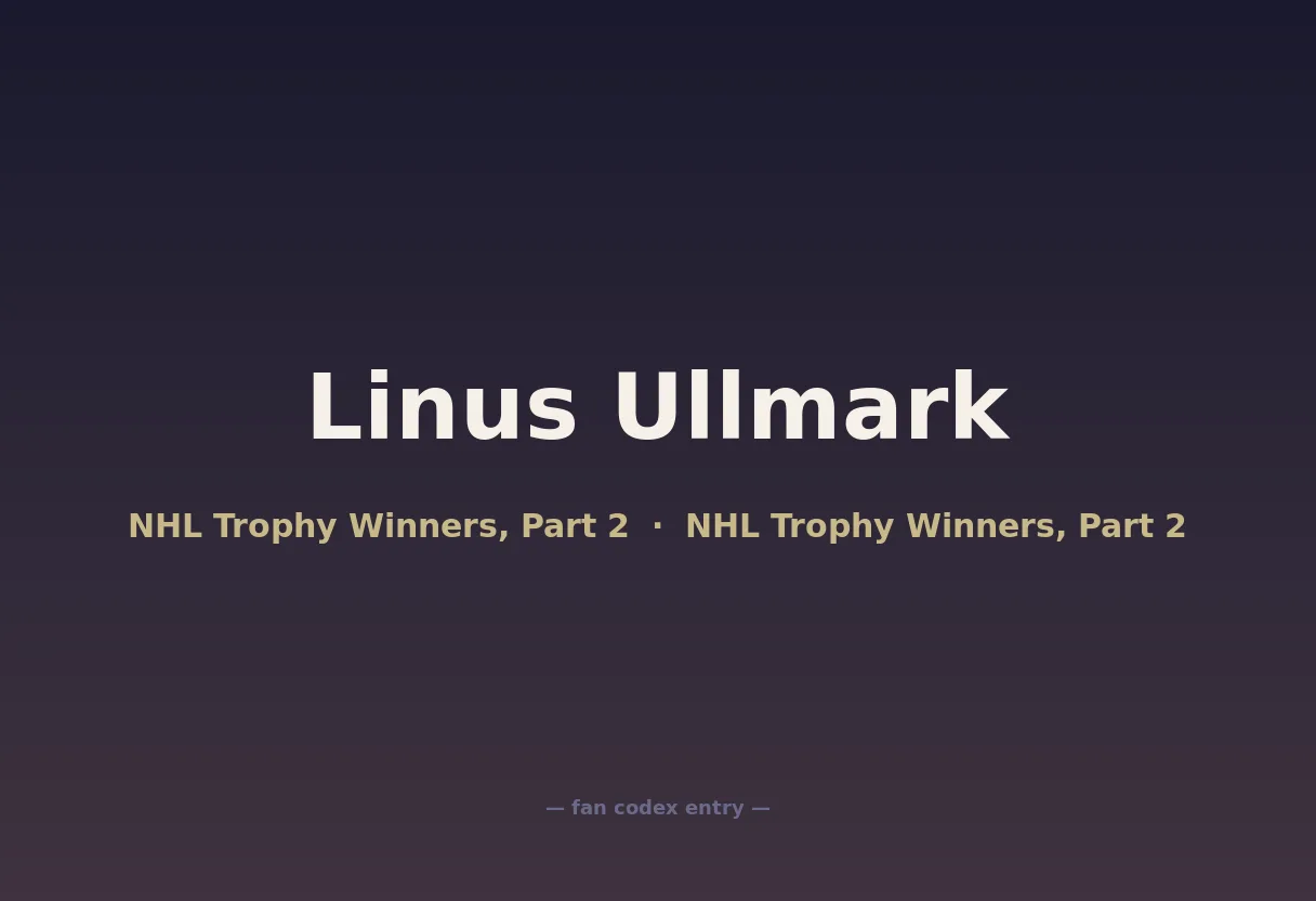 Linus Ullmark