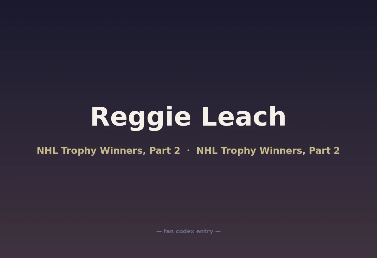 Reggie Leach