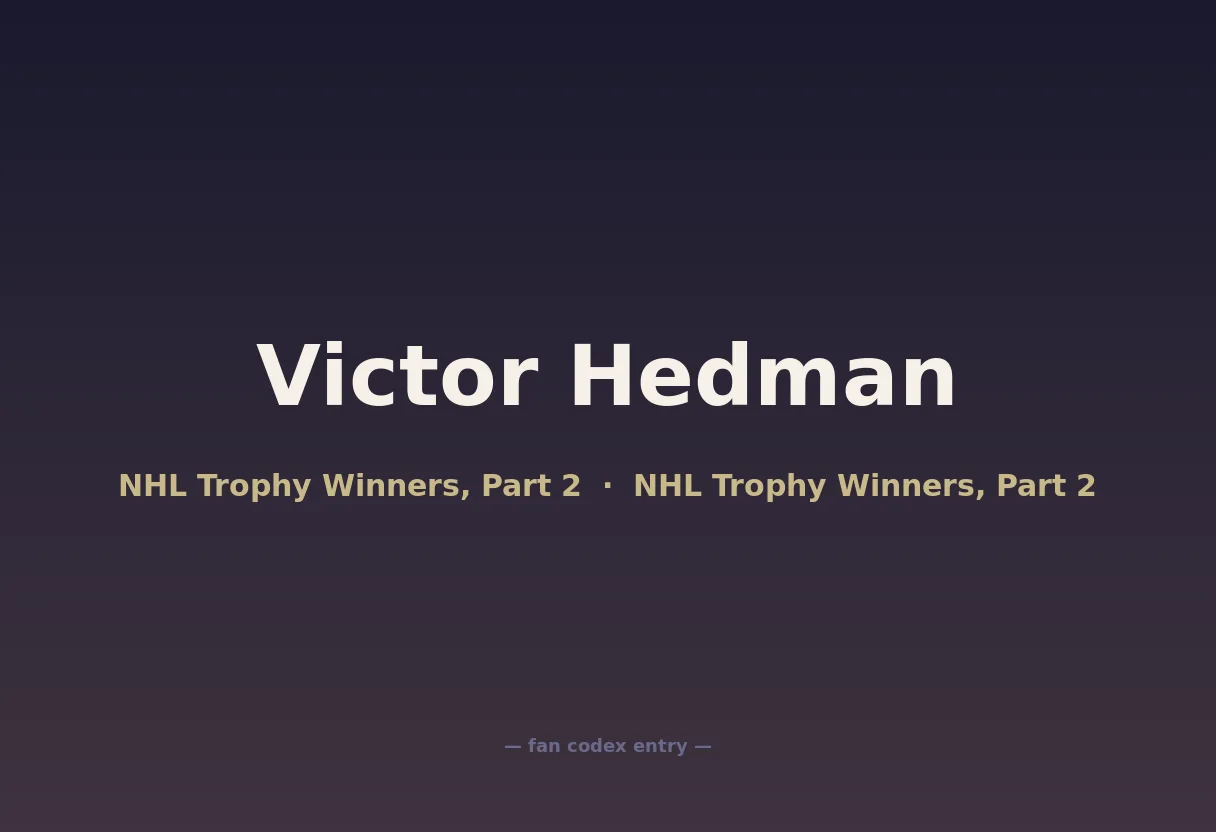 Victor Hedman