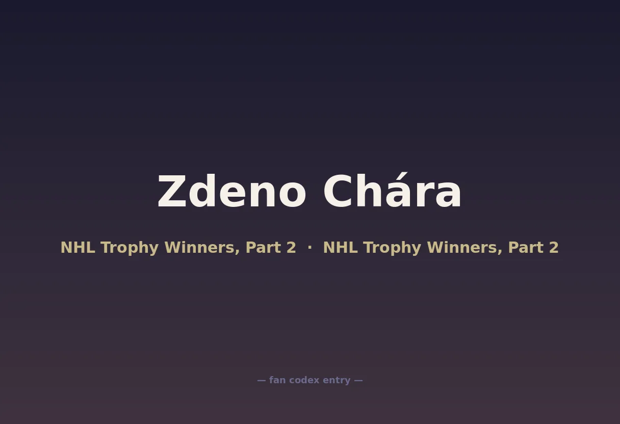 Zdeno Chára