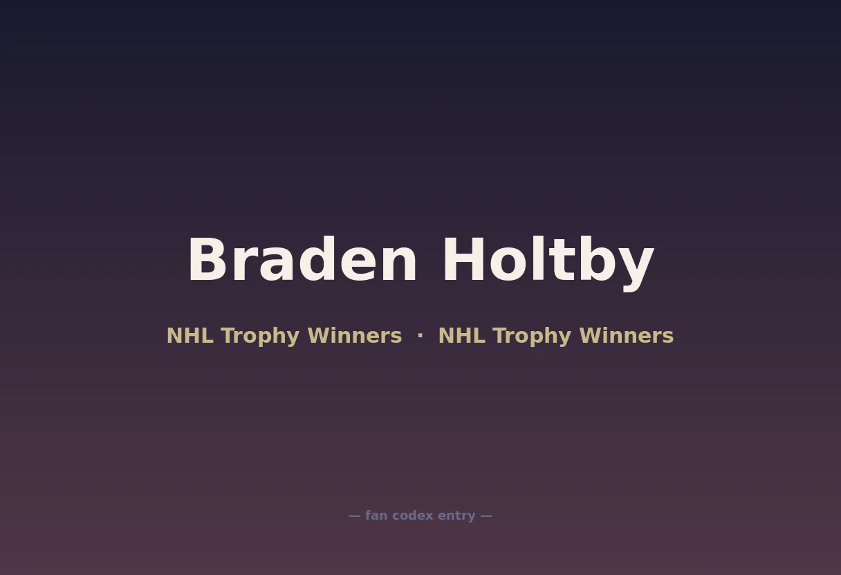 Braden Holtby