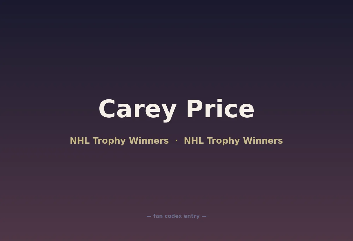 Carey Price