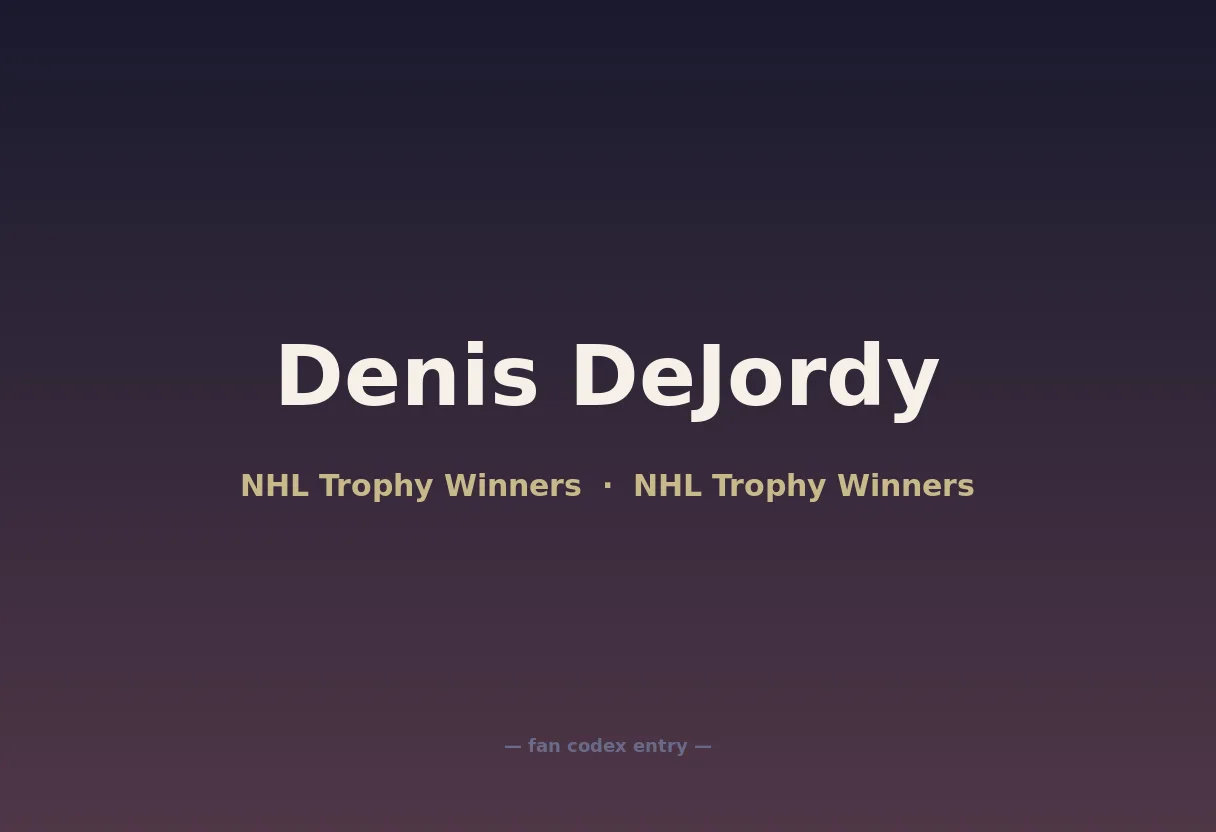 Denis DeJordy