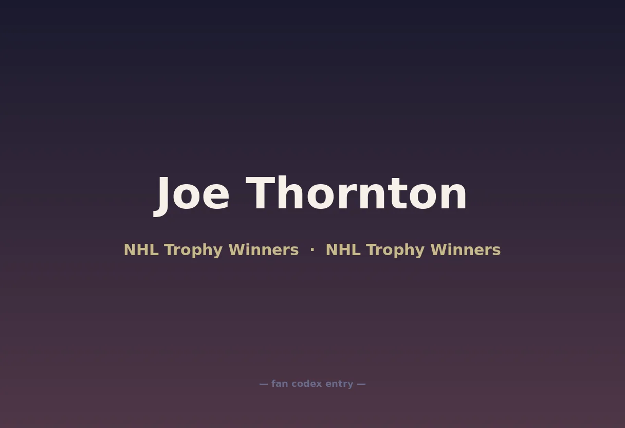 Joe Thornton