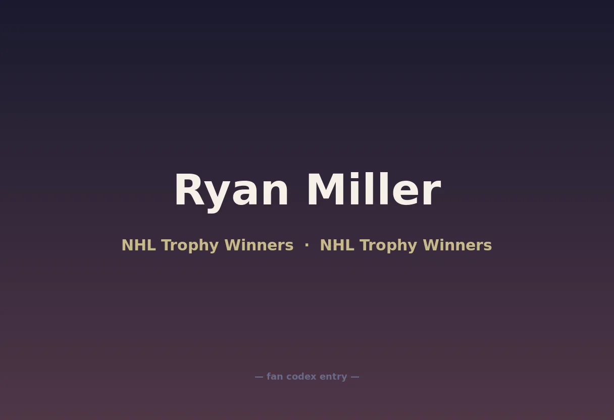 Ryan Miller