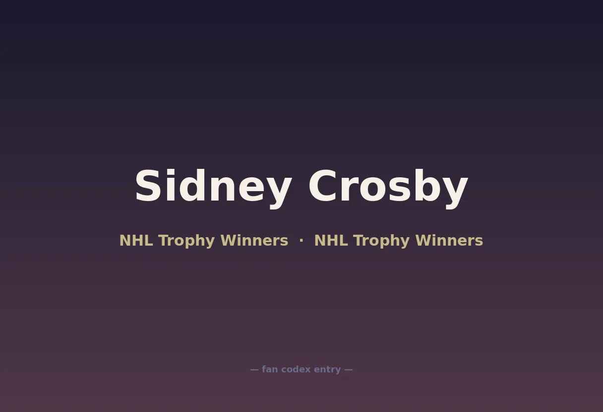 Sidney Crosby