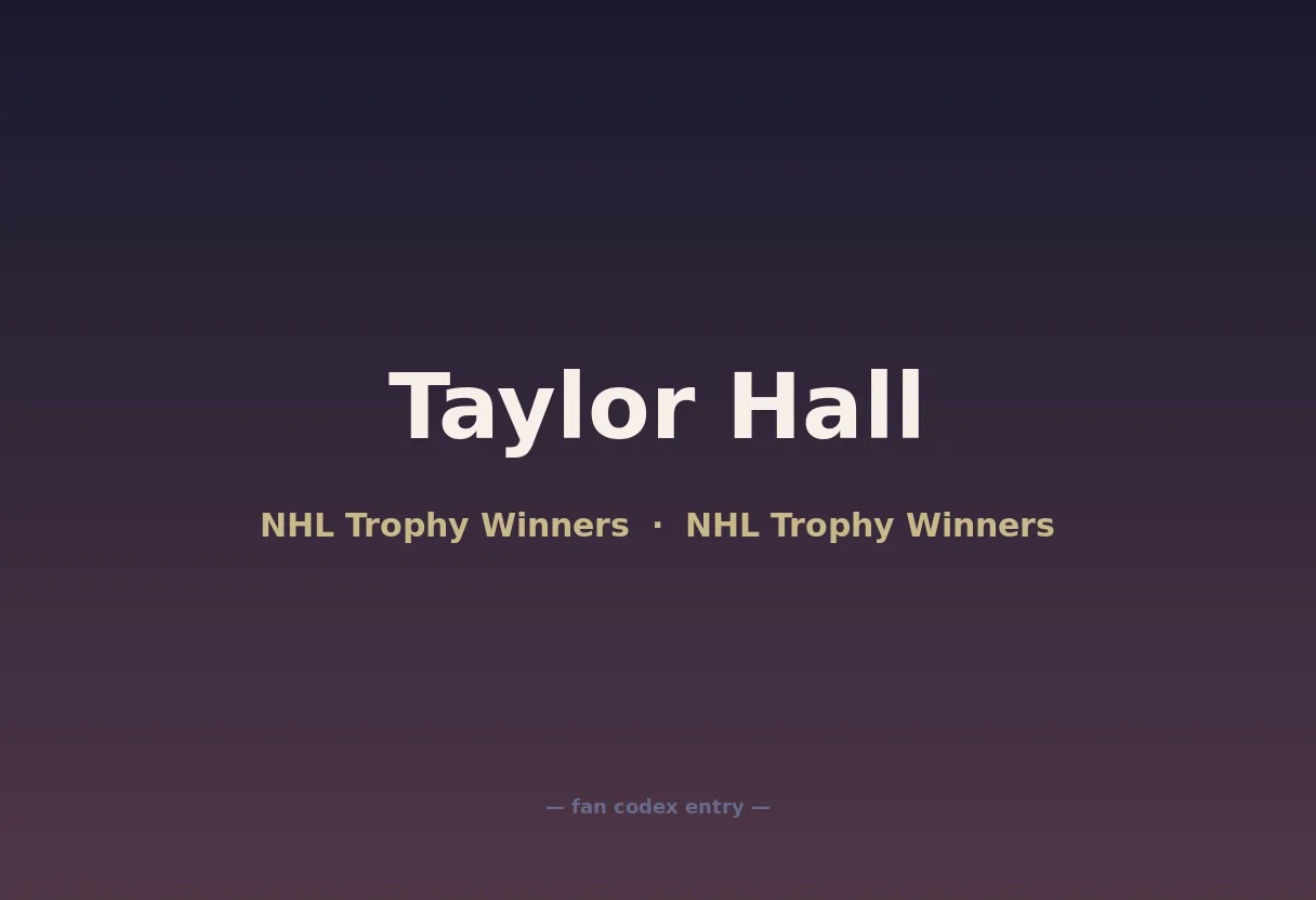 Taylor Hall