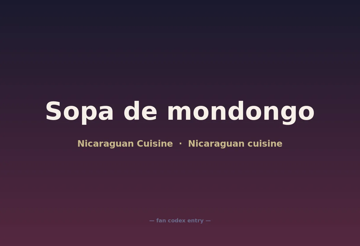 Sopa de mondongo