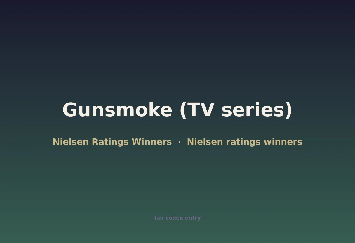 Gunsmoke (TV series)