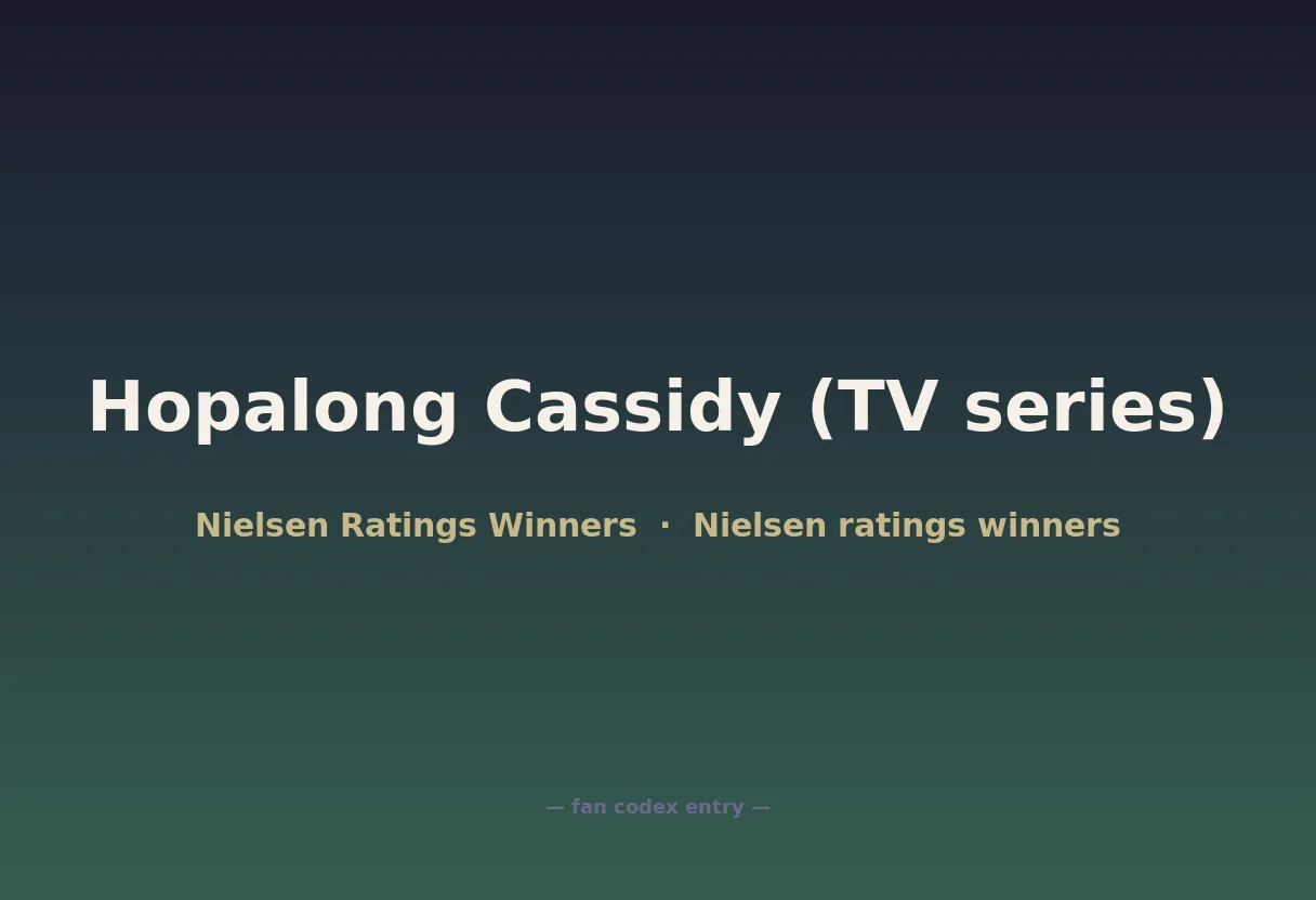 Hopalong Cassidy (TV series)
