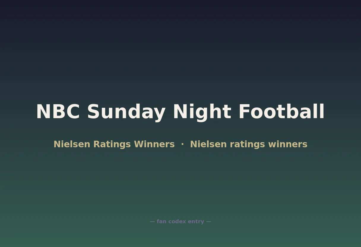 NBC Sunday Night Football