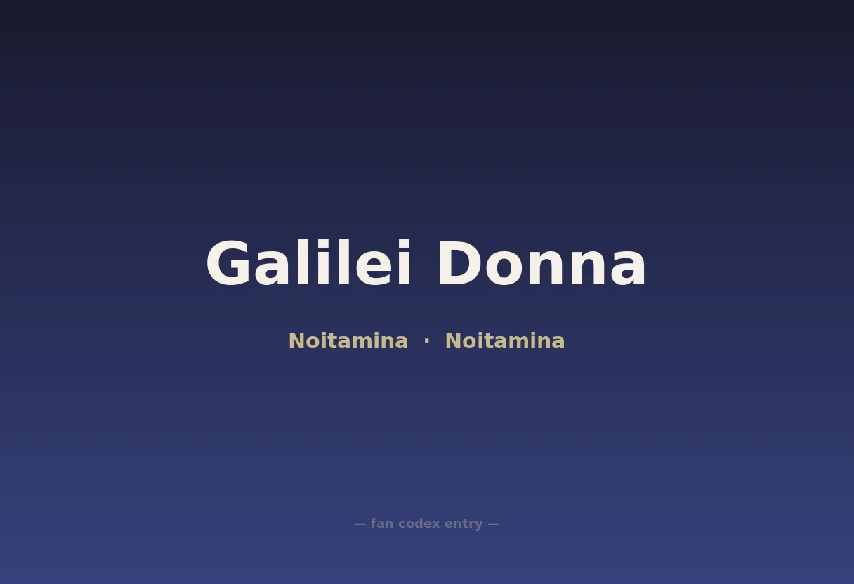 Galilei Donna