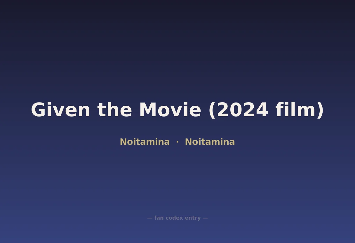 Given the Movie (2024 film)