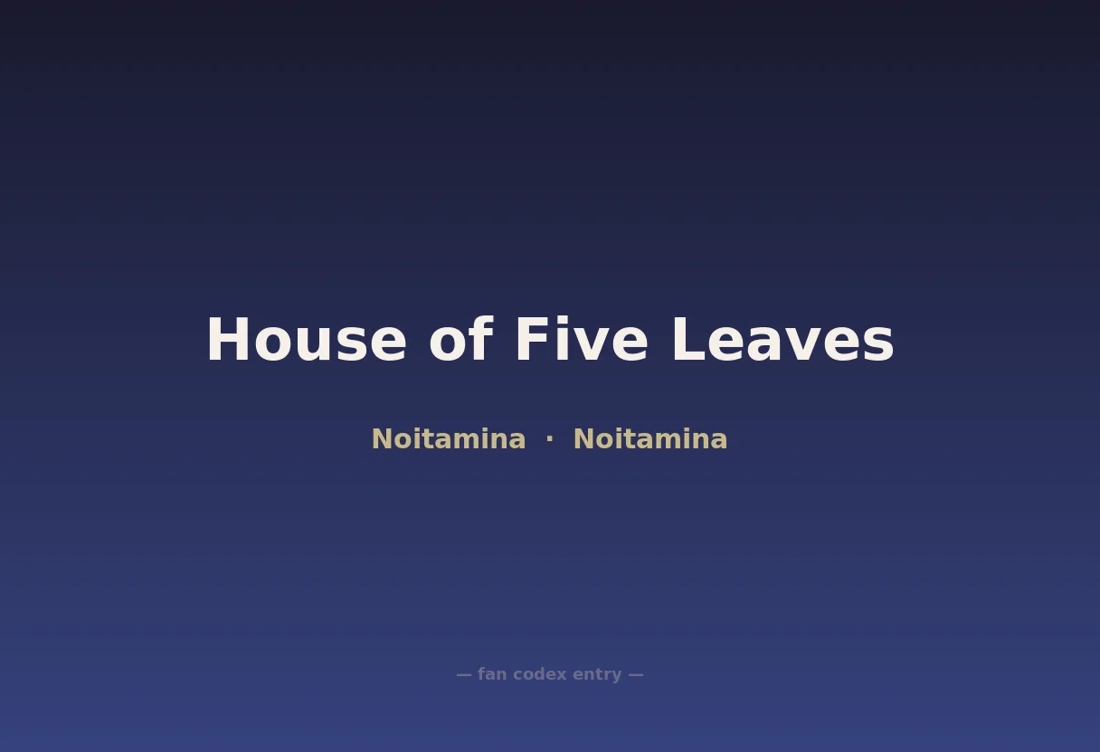 House of Five Leaves