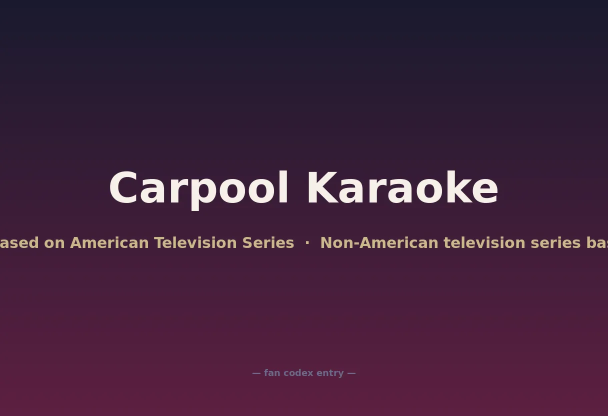 Carpool Karaoke