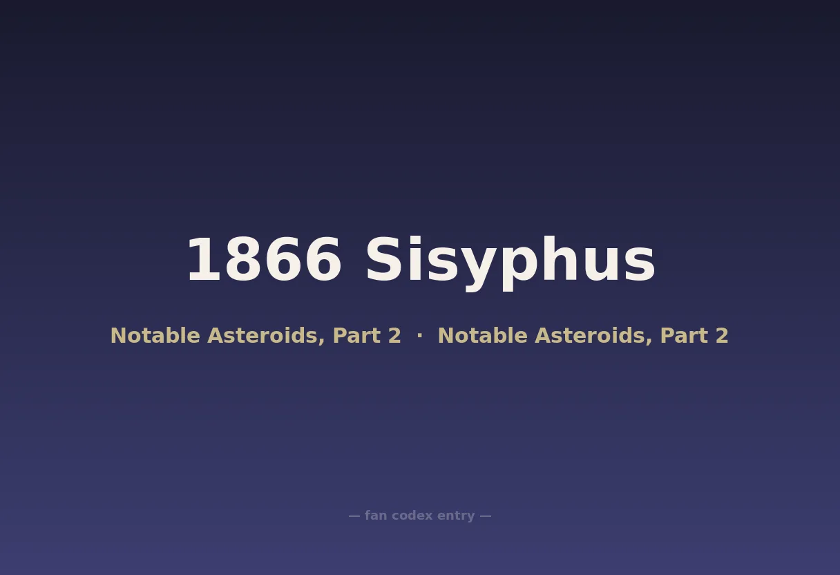 1866 Sisyphus