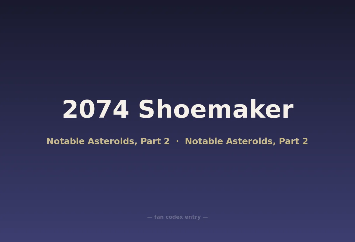 2074 Shoemaker