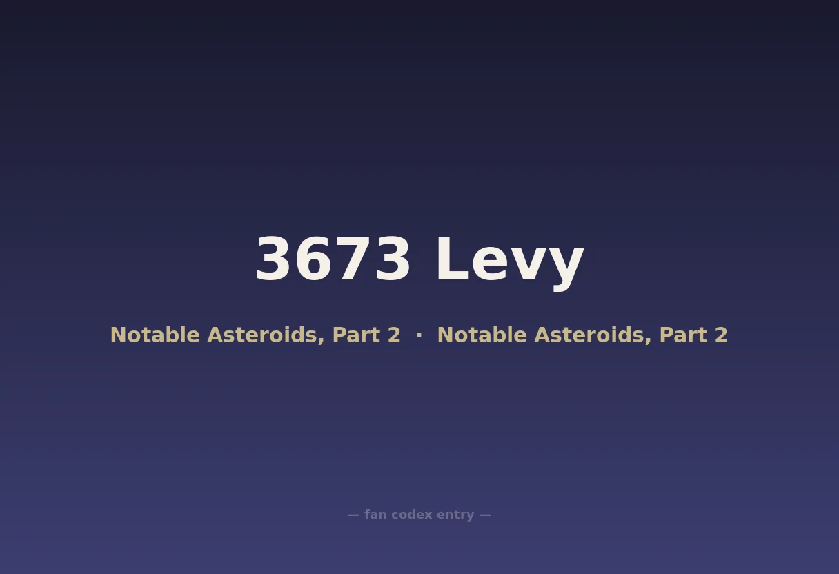 3673 Levy