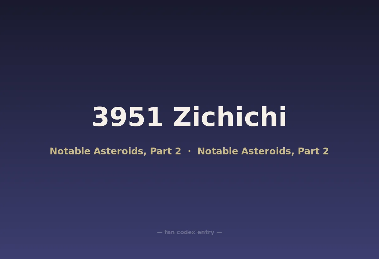 3951 Zichichi