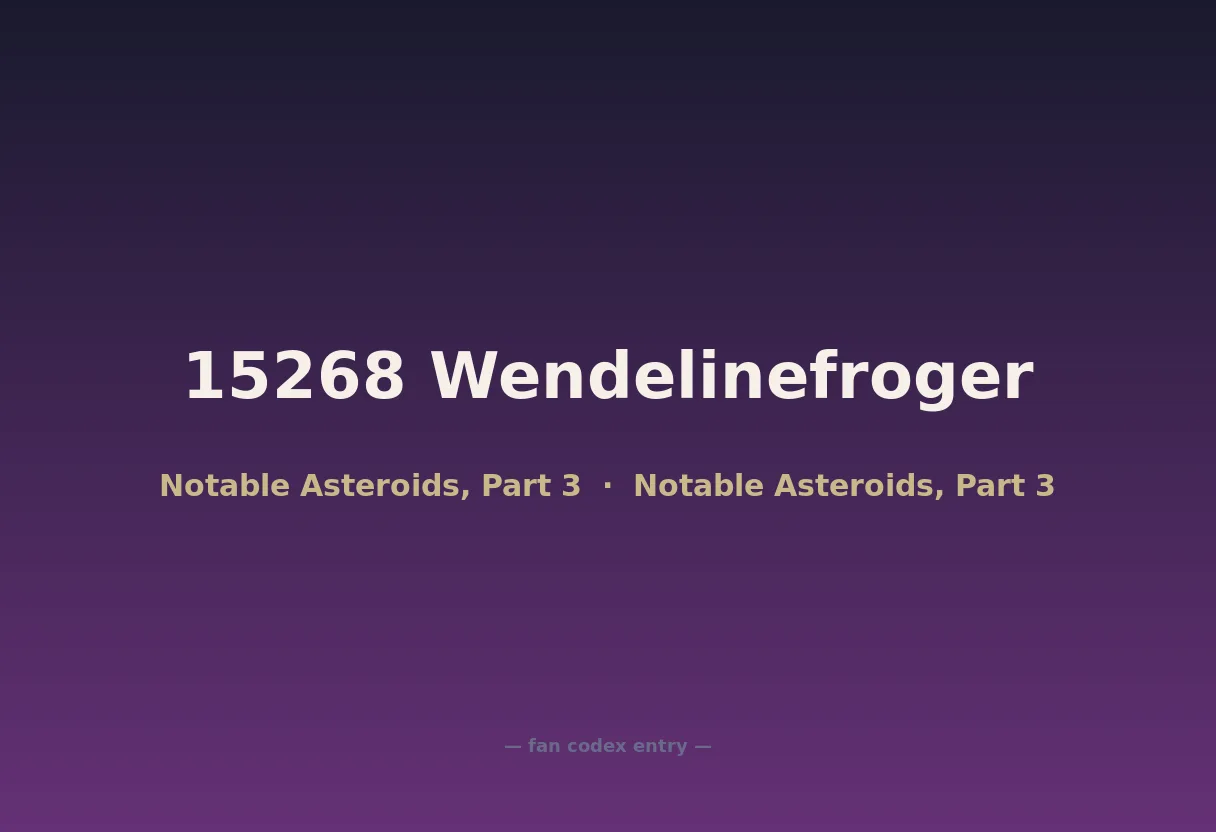 15268 Wendelinefroger
