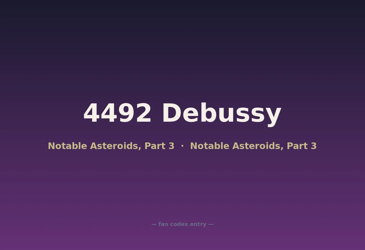 4492 Debussy