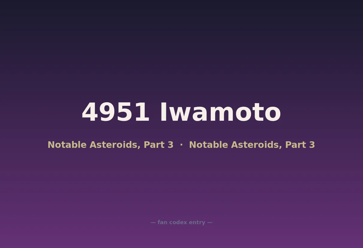 4951 Iwamoto
