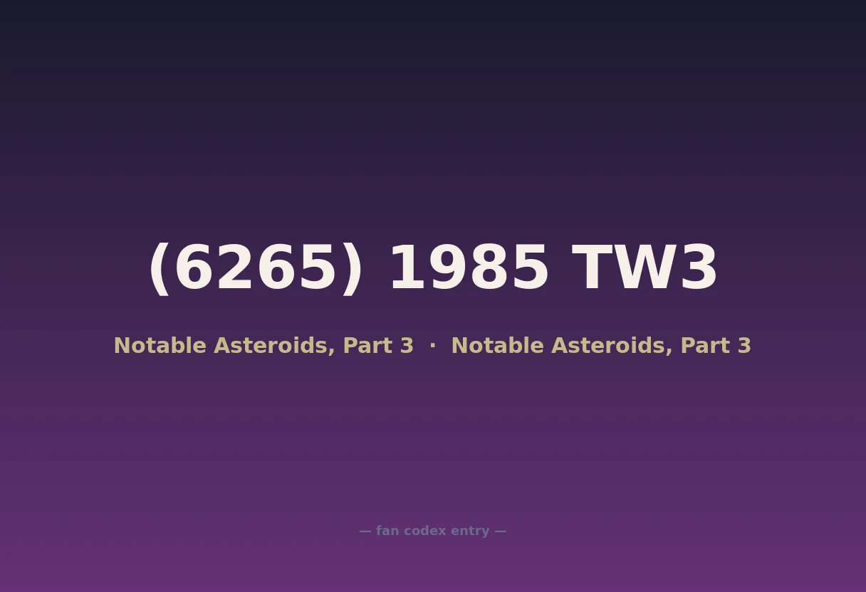 (6265) 1985 TW3