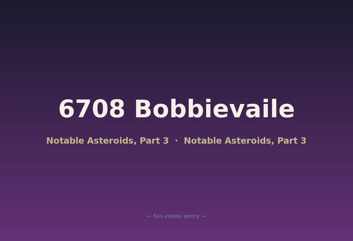 6708 Bobbievaile