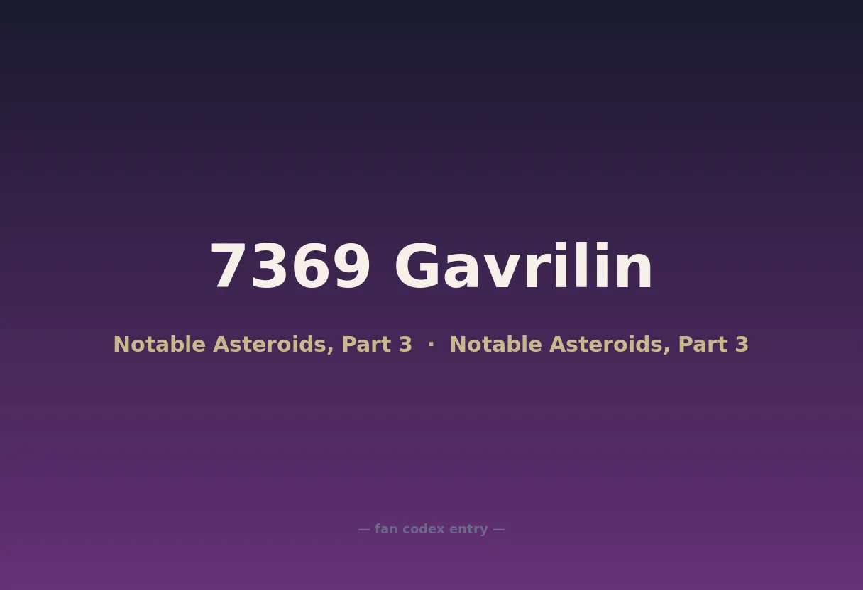 7369 Gavrilin