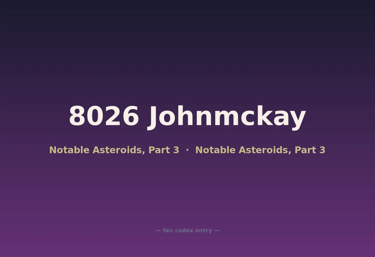 8026 Johnmckay