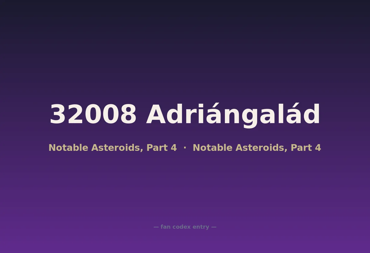 32008 Adriángalád