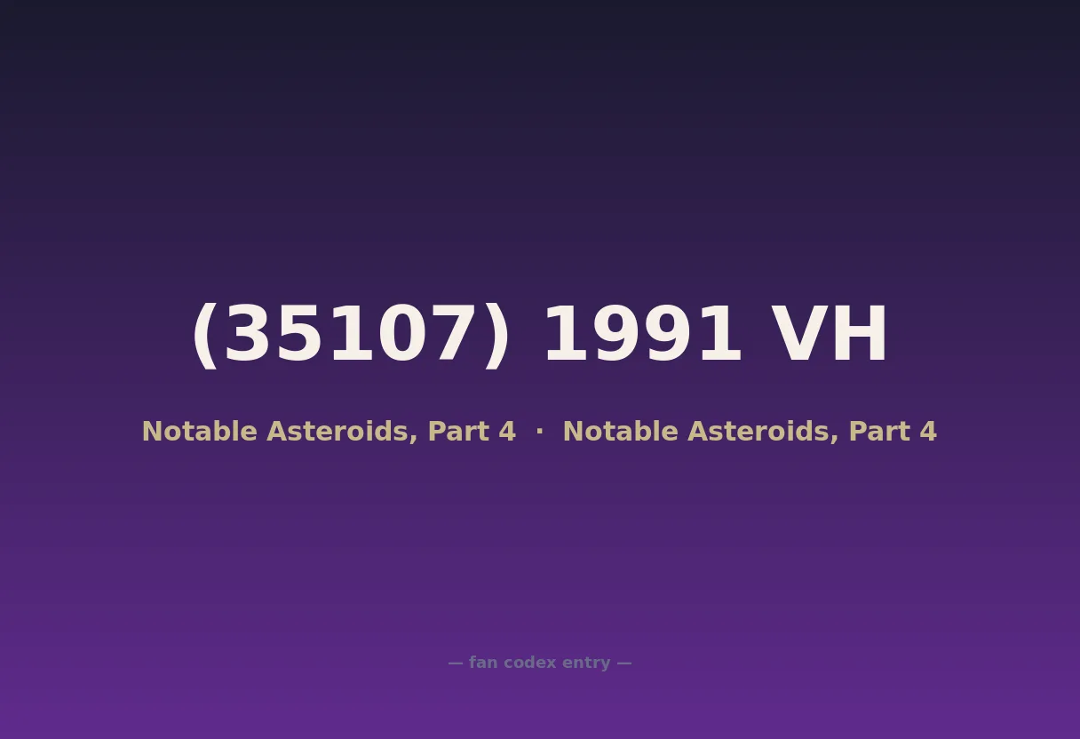 (35107) 1991 VH