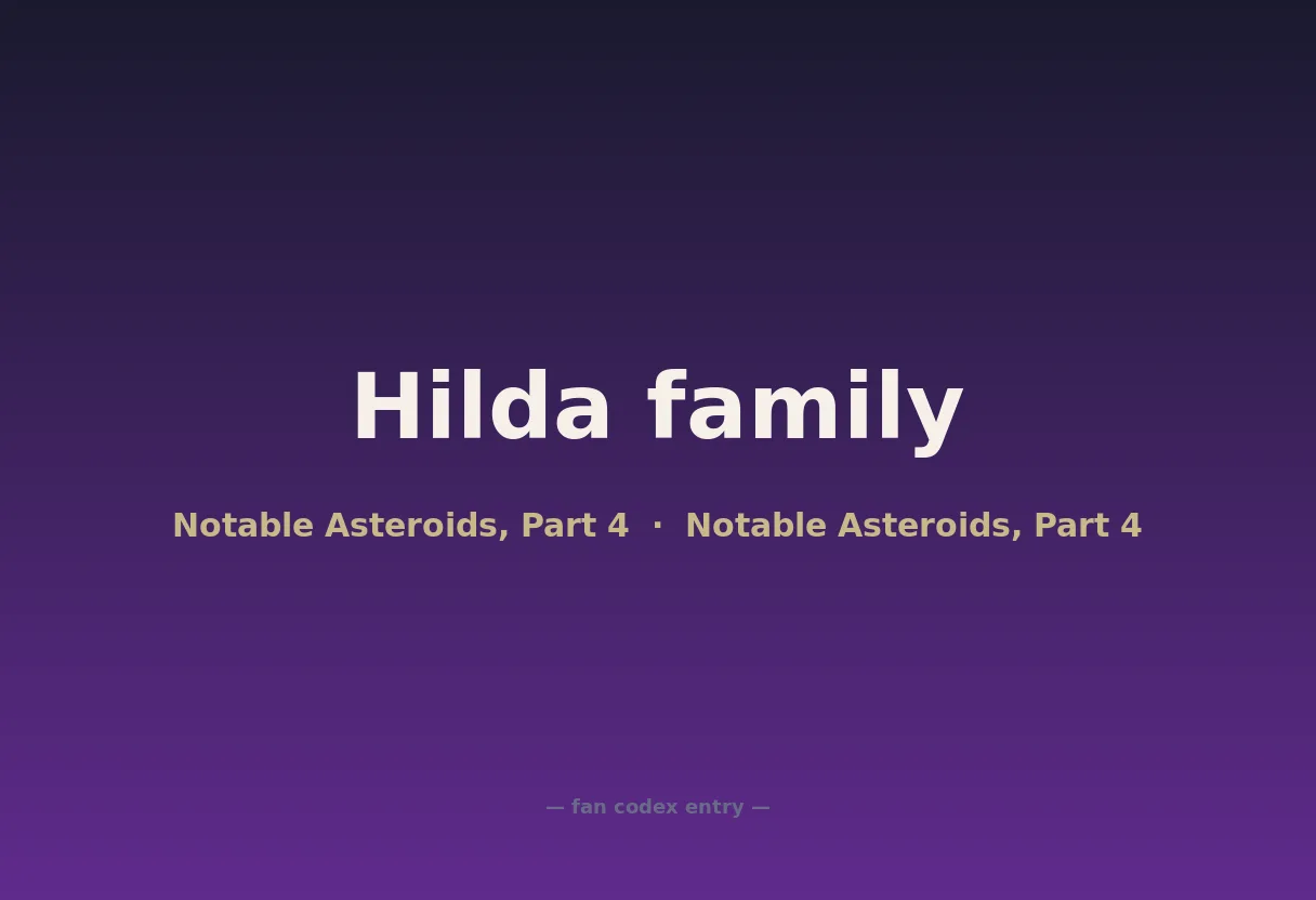 Hilda family