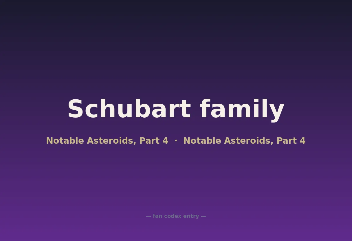 Schubart family